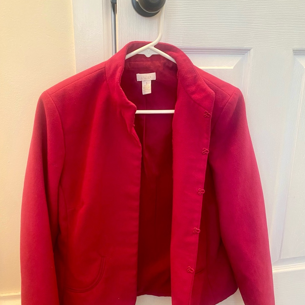 Chico’s Pink Jacket, Size 1
